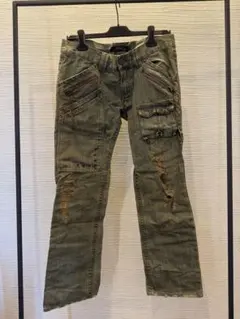 archive MIDAS studs damage flare denim - メルカリ