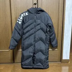 ATHLETA フード付きジュニアロングダウンジャケット　140㎝