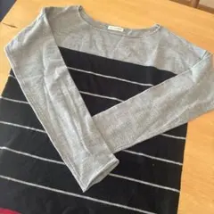 a.v.v standard ❗️ストライプ長袖ニット　洗濯可