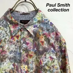 Paul Smith COLLECTION 花柄 ストライプ 長袖シャツ S - メルカリ