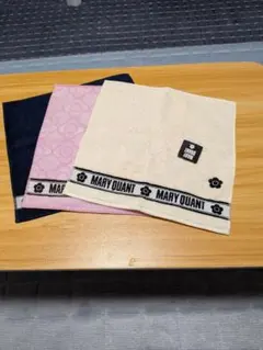 MARY QUANT タオルハンカチ 3枚セット