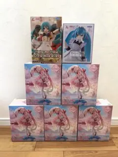 桜ミク AMP＋ フィギュア～桜ドレスver.〜 初音ミク　他7点セット