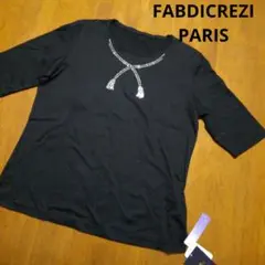 新品未使用FABDICREZI PARIS五分袖 カットソーM日本製