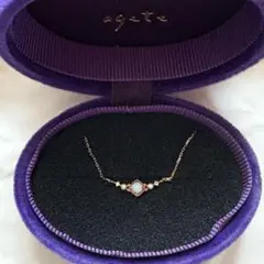 agete 10Kオパール ネックレス