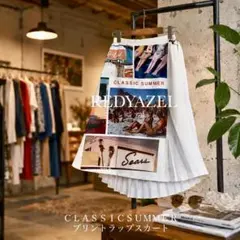 REDYAZEL CLASSICSUMMERプリントラップスカートのサムネイル