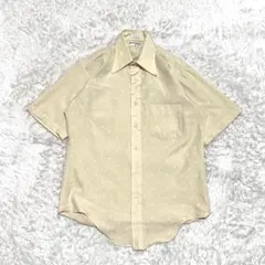 70s シャツ　vintage Andhurst 半袖シャツ　総柄　ヨット
