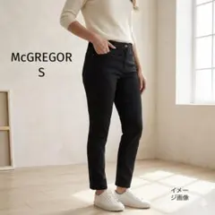 McGREGOR ストレッチパンツ ブラック 7号 クロップドパンツ 黒のサムネイル