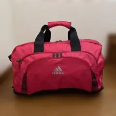 ボストンバッグ adidas アディダス　赤　レッド