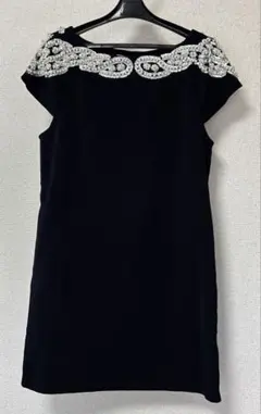 【ローズバッド】新品 未使用品 ワンピース ブラック S 結婚式 パーティーのサムネイル