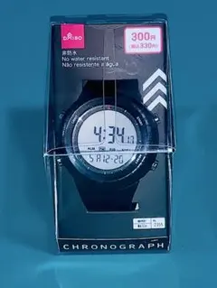 スント・コア　ジェネリックDAISO デジタル腕時計 ブラック