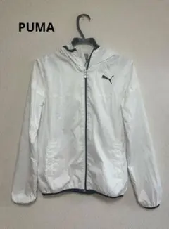 PUMA プーマ ウィンドブレーカー パーカー 白 Mのサムネイル