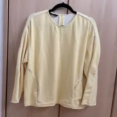 ZARA BASIC イエロー 長袖トップス