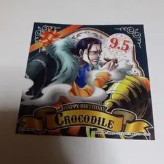 ワンピース　麦わらストア　バースデーステッカー　クロコダイル