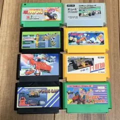 ファミコン バギーポッパーなどレースゲーム8本まとめ売り