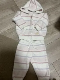 ジェラピケ　フード付きセットアップパジャマ