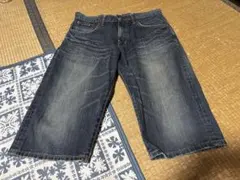 EDWIN デニムショートパンツ ダークブルー