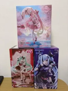 初音ミク　フィギュア3体セット