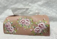 デコパージュ薔薇雑貨**ソフトパックティシュケース**♪クラッシック