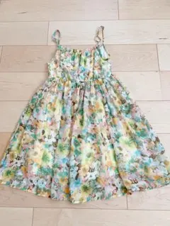 【NICE CLAUP】レディース　ワンピース　裏地あり　春コーデ