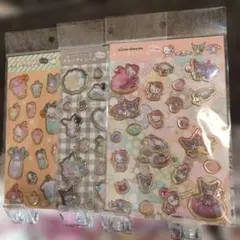 サンリオ　キャンディシール　ストーン付き　3枚セット　国内正規品