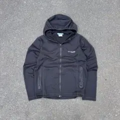 y2k 00s Columbia 短丈ワッフルパーカージップ archive L