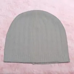 ビーニー　ニット帽　ホワイト　男女兼用 ONE SIZE