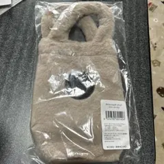 スターバックス ボトルシュルダーバッグ ファー ベージュ