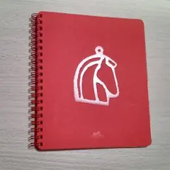 HERMES エルメスの馬さがし　ノベルティ ノート　赤　非売品