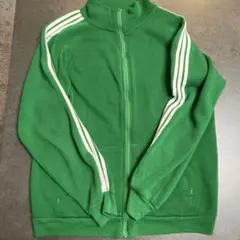 VINTAGE グリーン ジップアップジャージ スポーツウェア