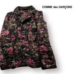 COMME des GARCONS 花柄ジャガード中綿キルティングジャケット
