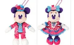 ミッキー　ミニー ぬいぐるみセット　パルパルーザ　ぬいぐるみバッジ