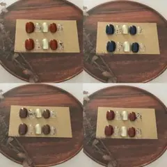 ③ 【24時間以内発送】ネイルチップ4点まとめ売り ベリーショート