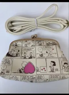 ⭐️お値下げ　スヌーピー　ポシェット　がま口　アメコミ柄