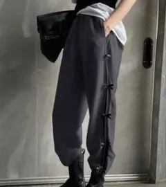 SHEIN ラインスウェットパンツ XL