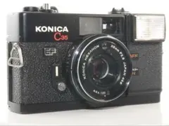 整備品　KONICA C35 EF コンパクトフィルムカメラ　ピッカリコニカ