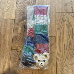 ミキハウス　キッズマフラー　クリーニング済