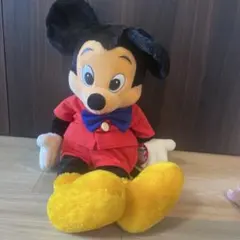 ミッキーマウス ぬいぐるみ レトロ