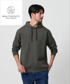 「WEB限定 WARDROBE SMART」ダブルニット スウェット パーカー