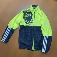 adidas ウィンドブレーカー イエロー/ブラック