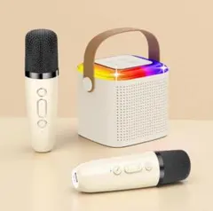 カラオケセット Bluetoothマイク 2本 カラオケ スピーカー 家庭用