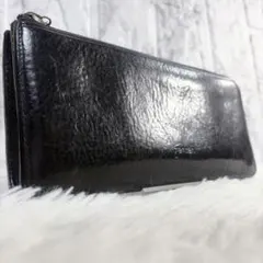 【美品✨】genten ゲンテン 長財布 L字ファスナー 本革 ブラックのサムネイル