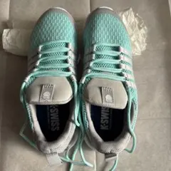 K-SWISS スニーカー ミントグリーン/グレーのサムネイル