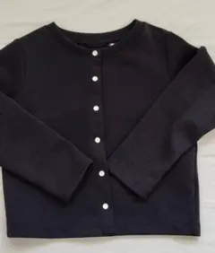 ユニクロ 黒のボタン付きカーディガン
