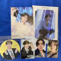 TXT トゥバ　ヨンジュン　トレカポストカードコースター6点セット