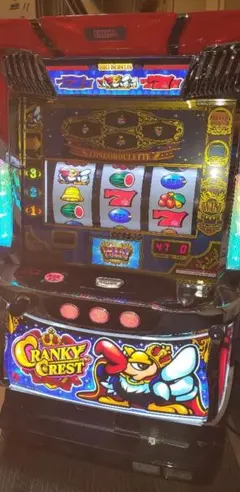 Sクランキークレスト　パチスロ実機　家スロ(無加工) ミズホ クランキークレスト【中古パチスロ 中古スロット 中古実機