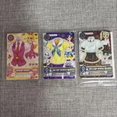 アイカツカード　セブンイレブン　3枚セット　星宮いちご　霧矢あおい　藤堂ユリカ