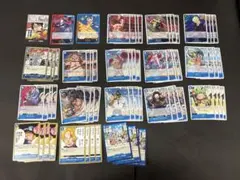 神の島の冒険　青　R以下4コン＋ドン、リーダーカード　ワンピースカード