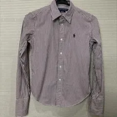 Ralph Lauren ストライプ長袖シャツ S