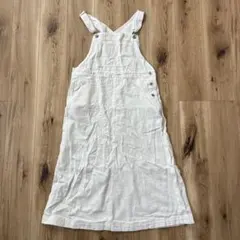 スタディオクリップ 綿麻ナチュラルジャンパースカート