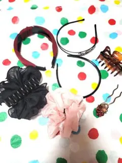 ヘアアクセ７点セット